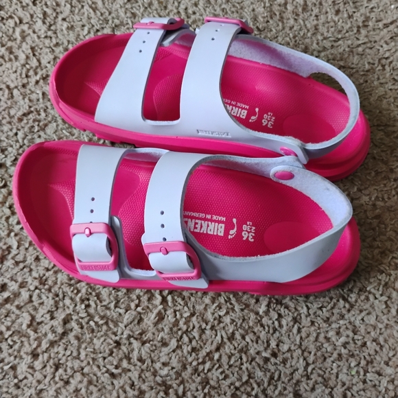 Birkenstock Girls Mogami Sandal Pink/Purple - Picture 6 of 7
